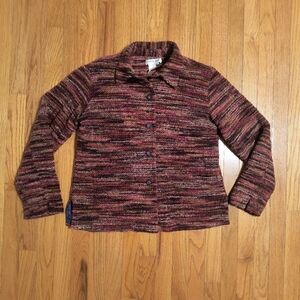 3/$10⭐Vintage Coldwater Creek Tapestry Woven Blazer, Women's Medium